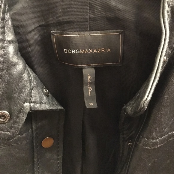 BCBG leather jacket - Picture 3 of 6